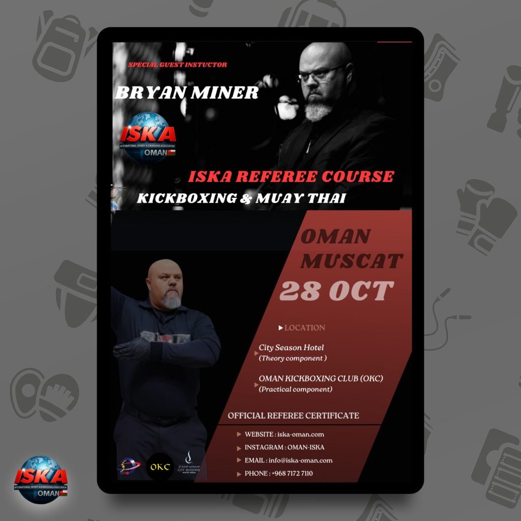 ISKA Referee Course 2025 (Bryan Miner)